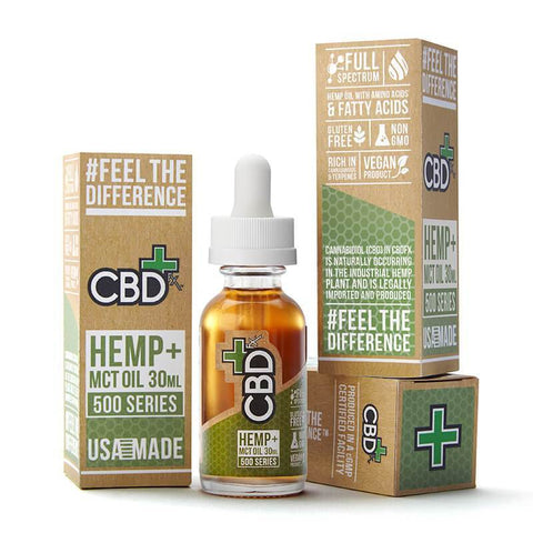CBDfx Hemp + MCT Oil Tincture 30mL / 500mg - Image 1